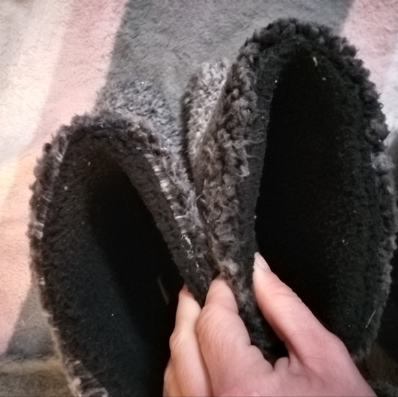 Marleylilly Sherpa gray boots - Picture 3 of 5